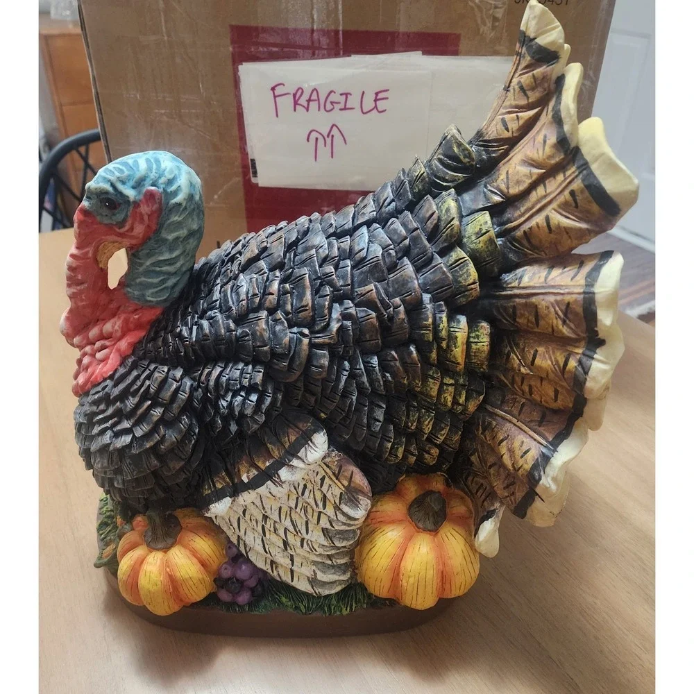 Design Toscano Tom The Turkey Resin Sculpture Large 15 Inch
